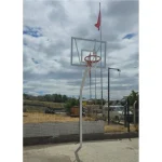 EKO Basketbol Potası Bahçe Tipi Tek Direkli Cam Panya - Görsel 2