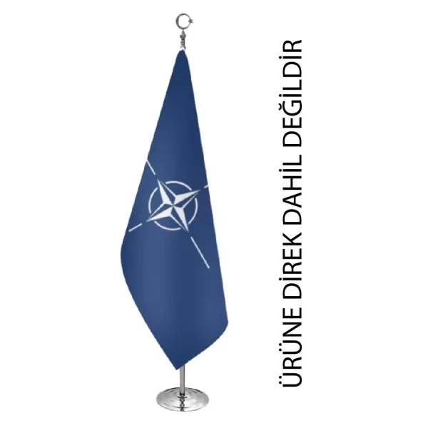 Logolu Makam Bayrağı 100x150 cm