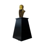 Atatürk Büstü (60cm Fiber)+ Kaide (100cm) İlkokul Modeli - Görsel 6