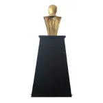 Atatürk Büstü (60cm Fiber)+ Kaide (120cm) Lise Modeli