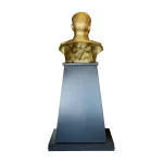 Atatürk Büstü Mareşal Üniformalı (80cm Alüminyum)+ Kaide (120cm)+ Alt Tabla - Görsel 5