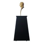 Atatürk Büstü (60cm Fiber)+ Kaide (120cm) Lise Modeli