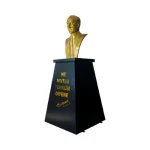 Atatürk Büstü (70cm Alüminyum)+ Kaide (100cm) İlkokul Modeli