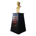Atatürk Büstü (70cm Alüminyum)+ Kaide (120cm) Lise Modeli