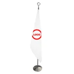 Makam Krom Bayrak Direği Takım ( Logolu Bayrak Dahildir)