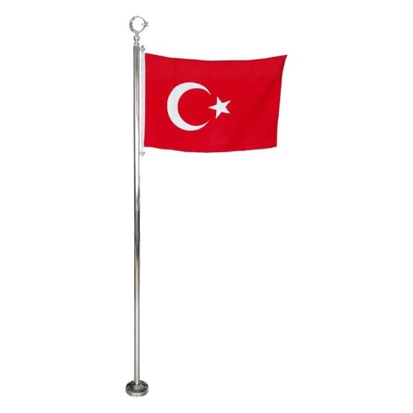 Şehit Bayrak Direği Ayyıldız Dahil (115 cm Boy)