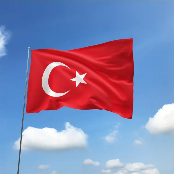 Türk Bayrağı 12x18 m Raşel Kumaş
